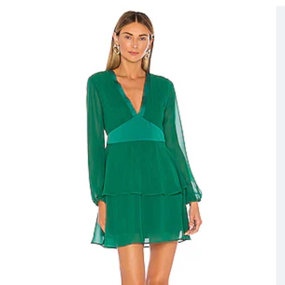 BCBGeneration Teal Long Sleeve Dress